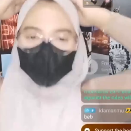 Miss Hijab Kembang Asri Show Meki Toket Kenceng